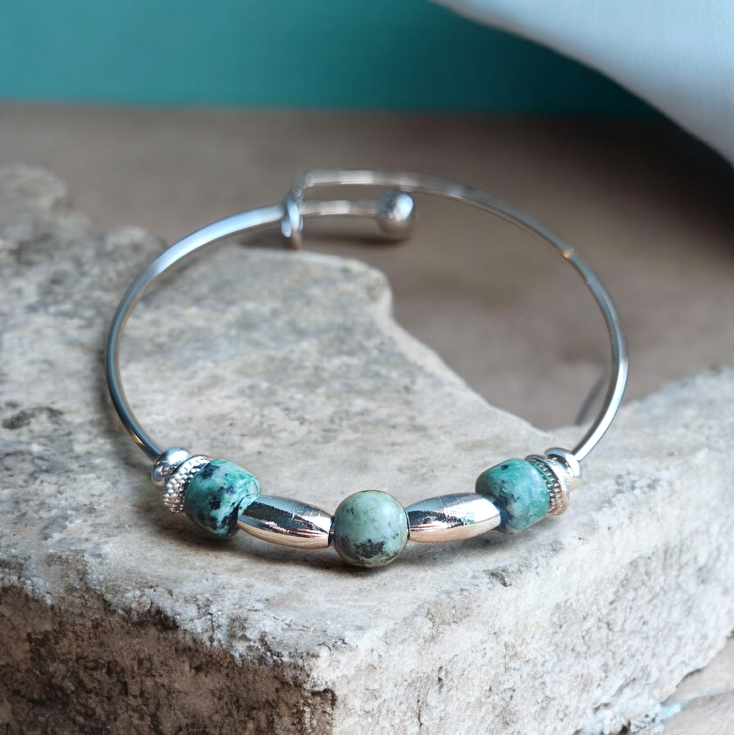 African Turquoise Bracelet