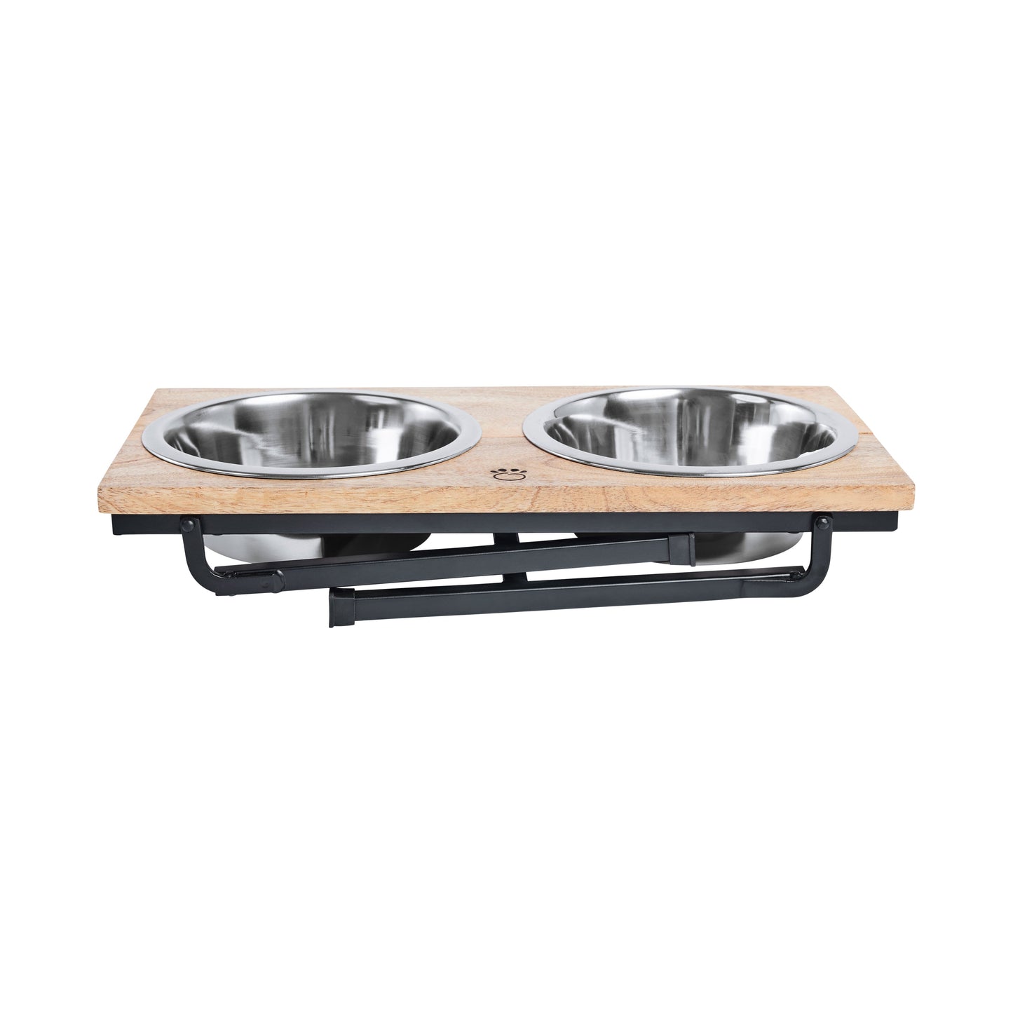 Dog Bowls MANGO Wood & Metal - Elevated