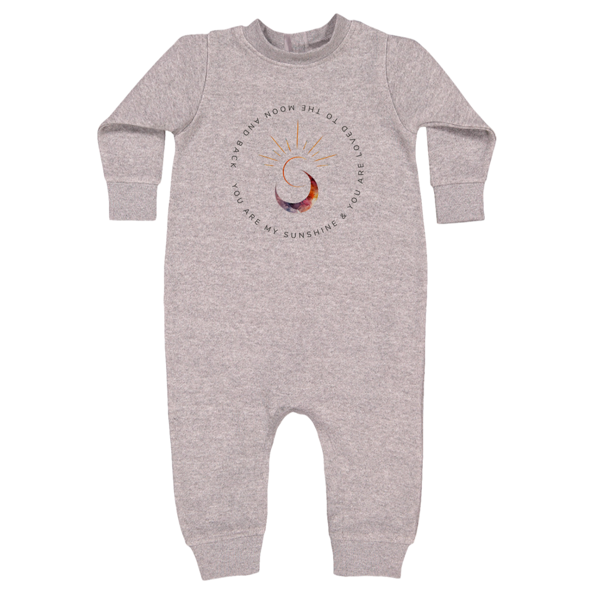 Infant Onesie Warm Fleece - Sun-Moon