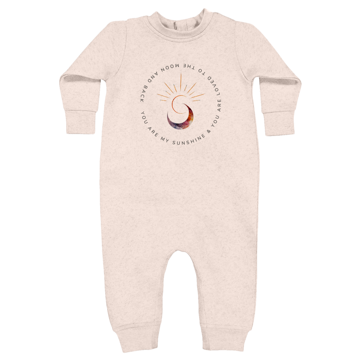 Infant Onesie Warm Fleece - Sun-Moon