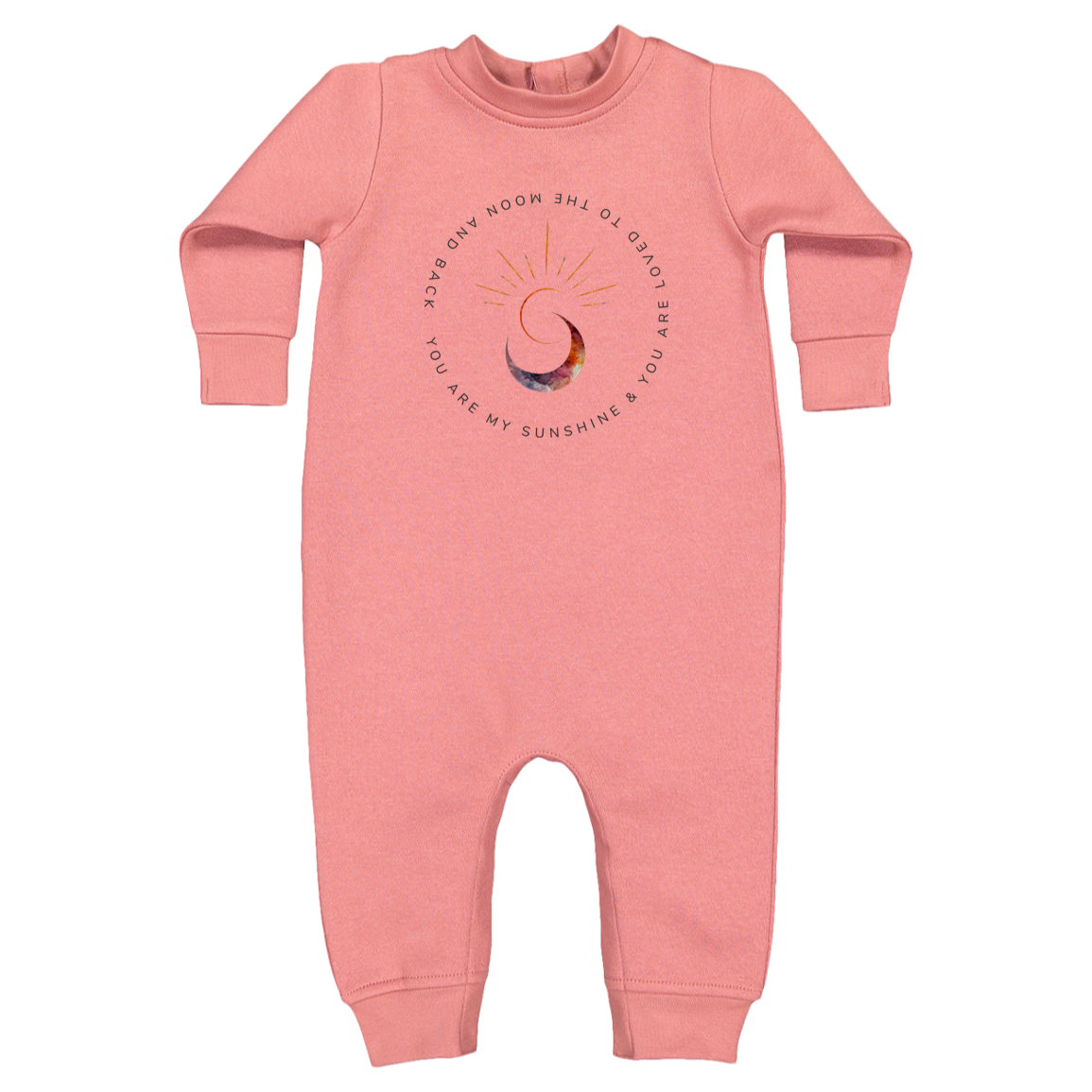 Infant Onesie Warm Fleece - Sun-Moon