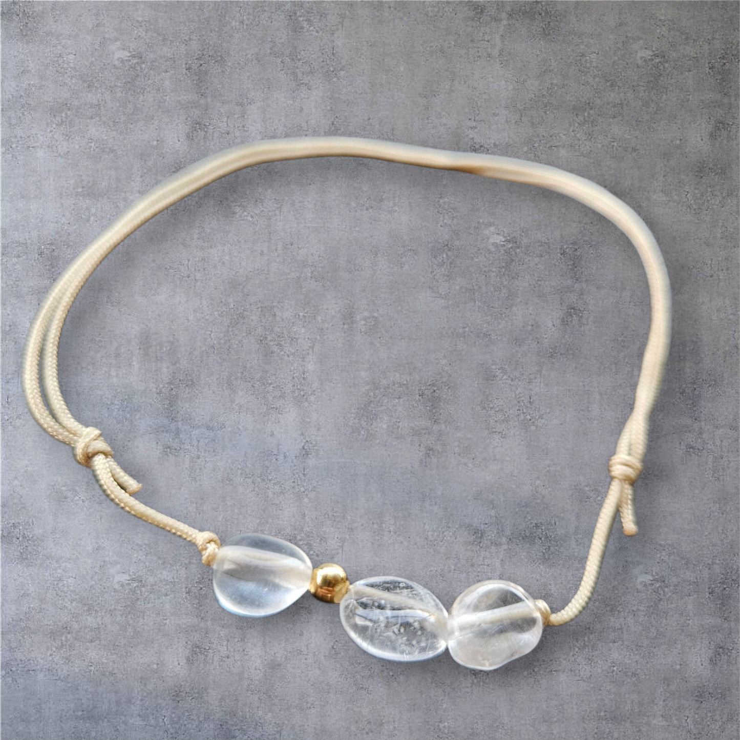 Natural Healing Stones Rope Bracelet - 5 Styles