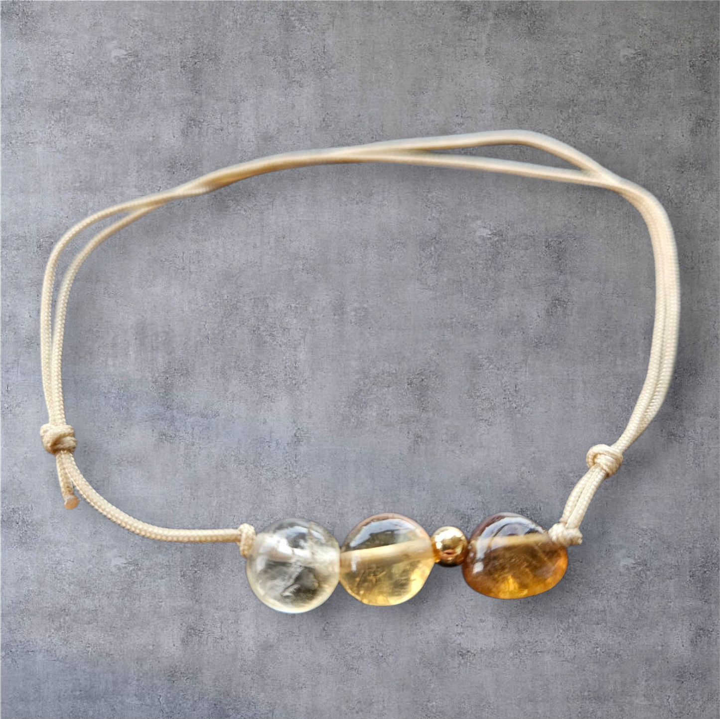 Natural Healing Stones Rope Bracelet - 5 Styles