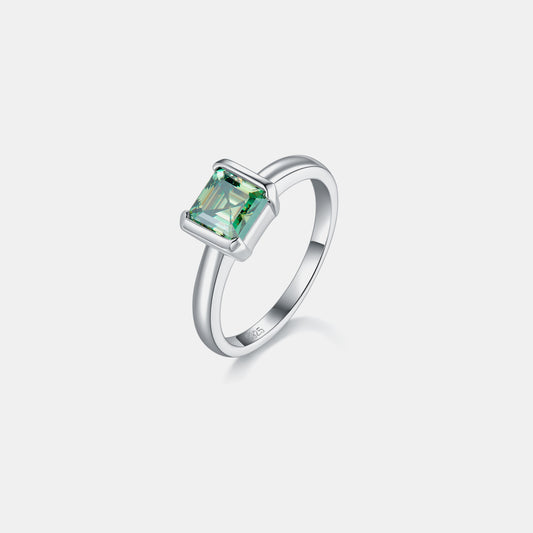 z- 1 Carat Moissanite 925 Sterling Silver Ring