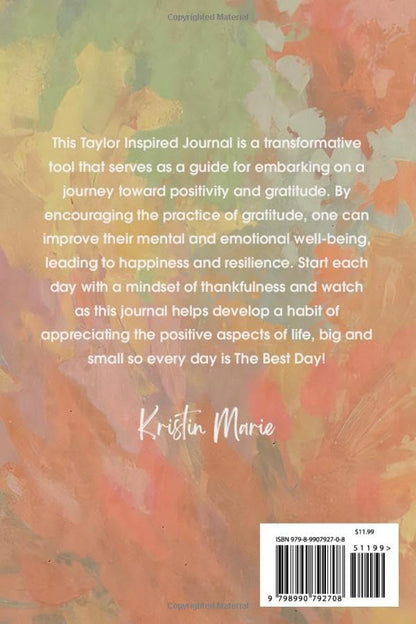 Journal - The Best Day: A Taylor Inspired Gratitude Journal - Amazon