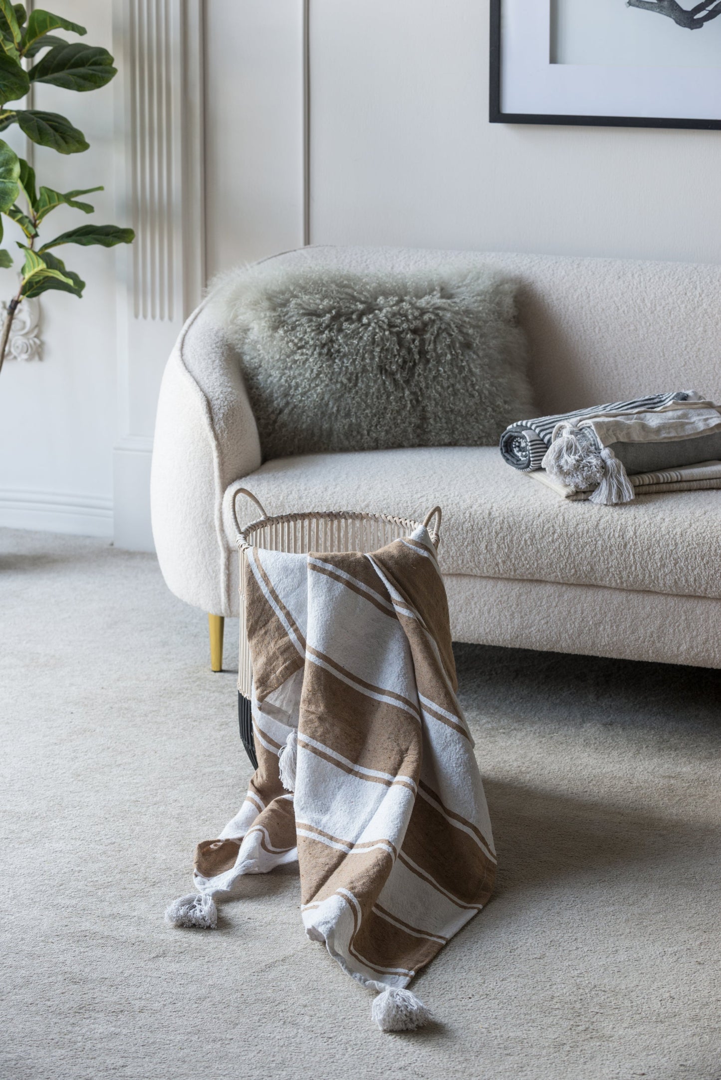 50x60' Carson Striped Throw Blanket, 2 Pack