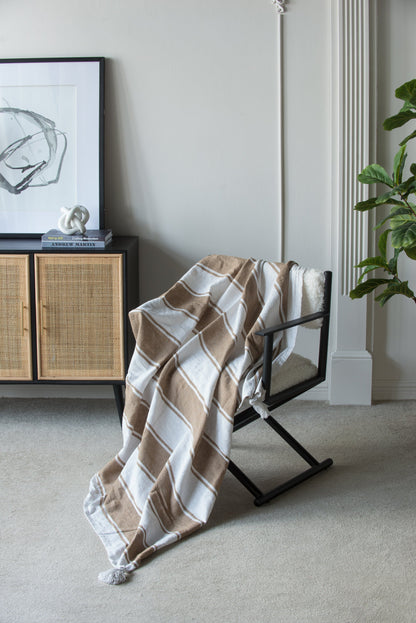 50x60' Carson Striped Throw Blanket, 2 Pack