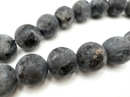 Larvikite - 2 sizes - 38-10mm/47-8mm