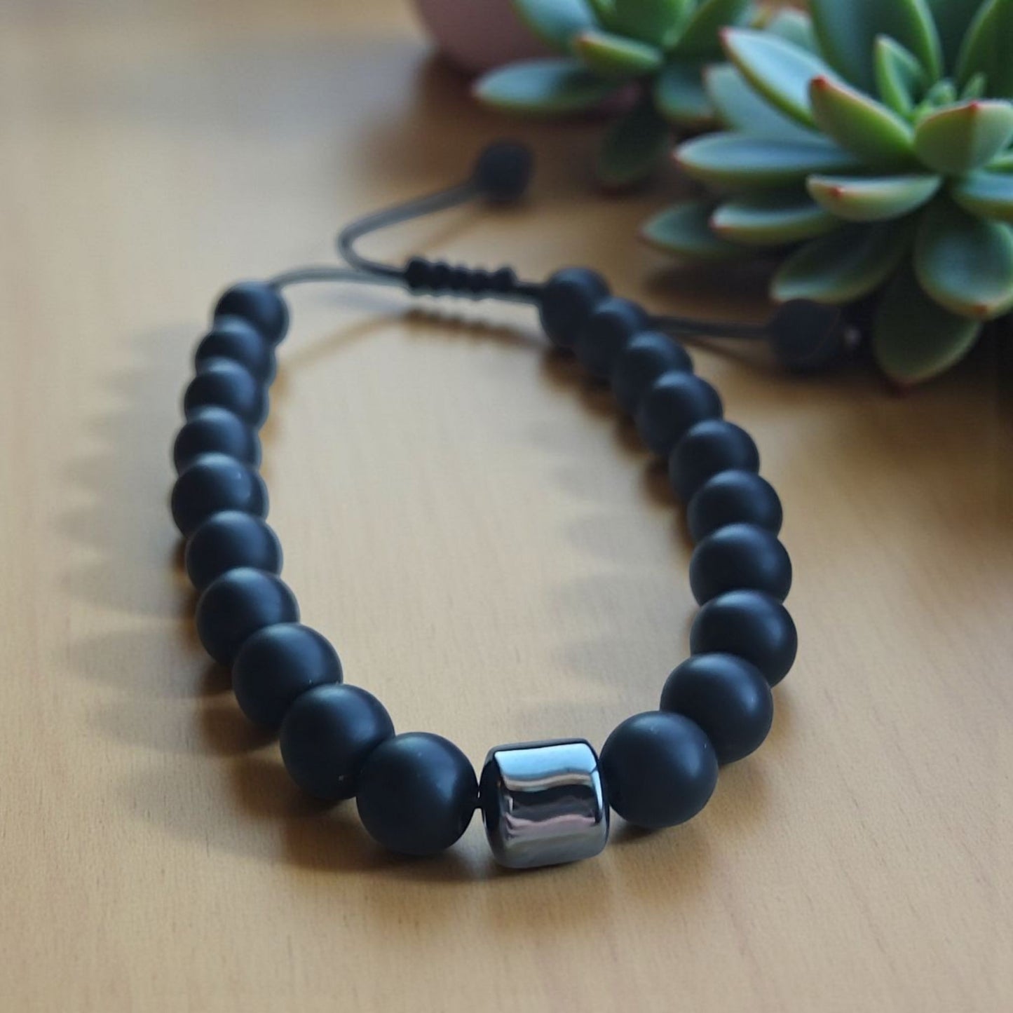 Agate, Lava and or Wood Bracelets - Unisex - 6 Styles