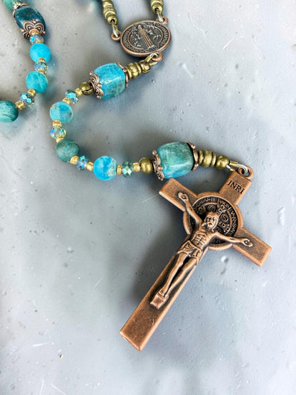 Apatite Heirloom Rosary