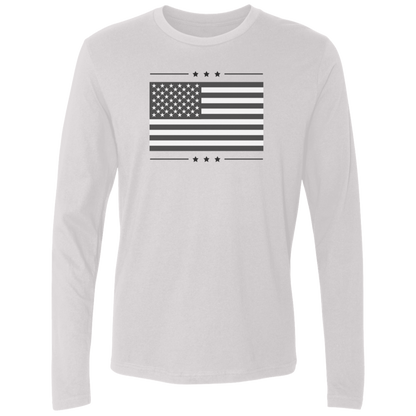 Men's Long Sleeve Shirts - Faith, Work, Life, Humble