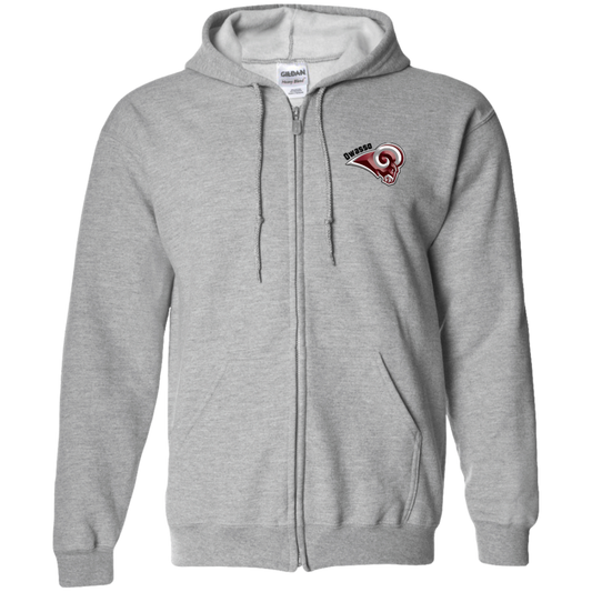 Zip Up Hooded Sweatshirt - Rams