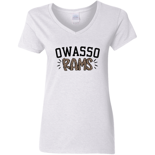 Women's V-Neck T-Shirt - Rams