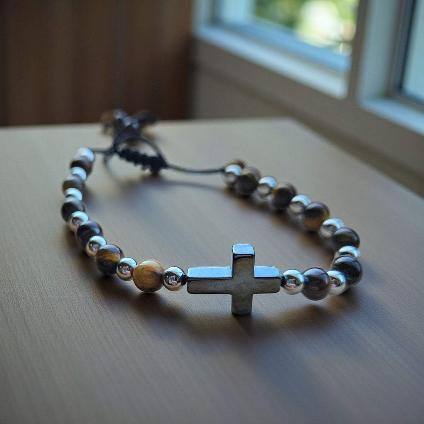 Tiger Eye and Hematite Bracelets  - Unisex - 5 Styles