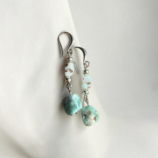 Larimar Earrings