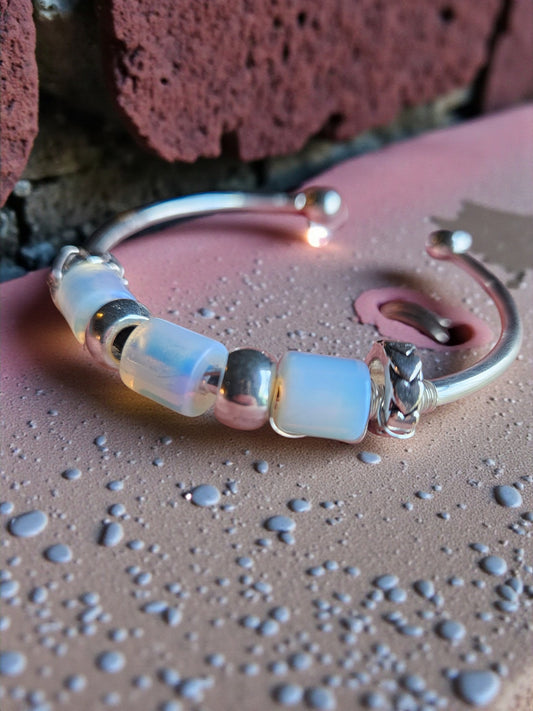 Opalite Open Cuff Bracelet