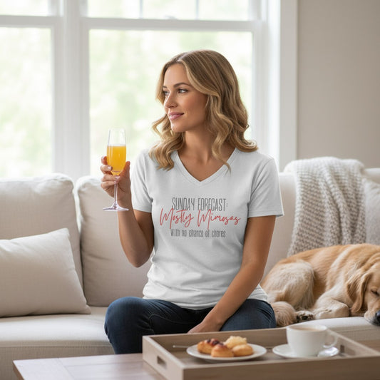 Women's Sunday Forecast V-neck