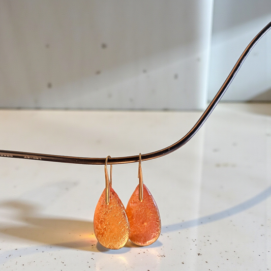 Czech Glass Teardrop Colorful Earrings - Styles