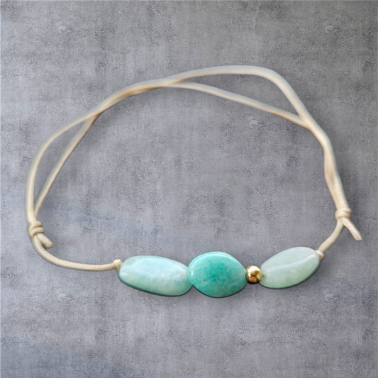 Natural Healing Stones Rope Bracelet - 5 Styles