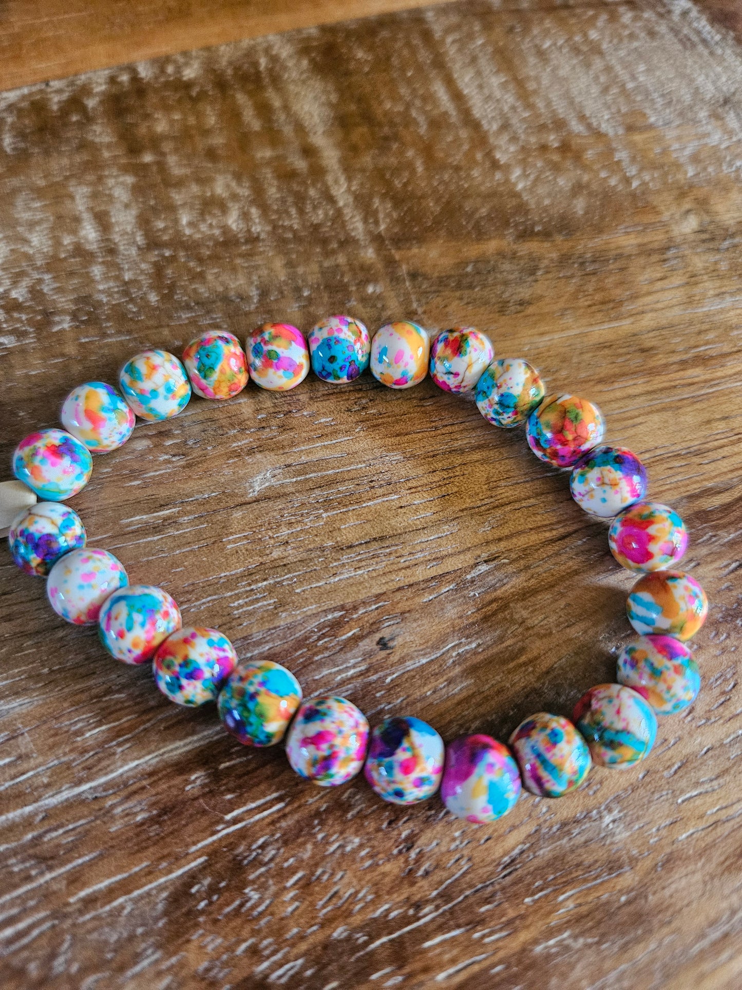 Colorful Beaded Bracelet - 6mm