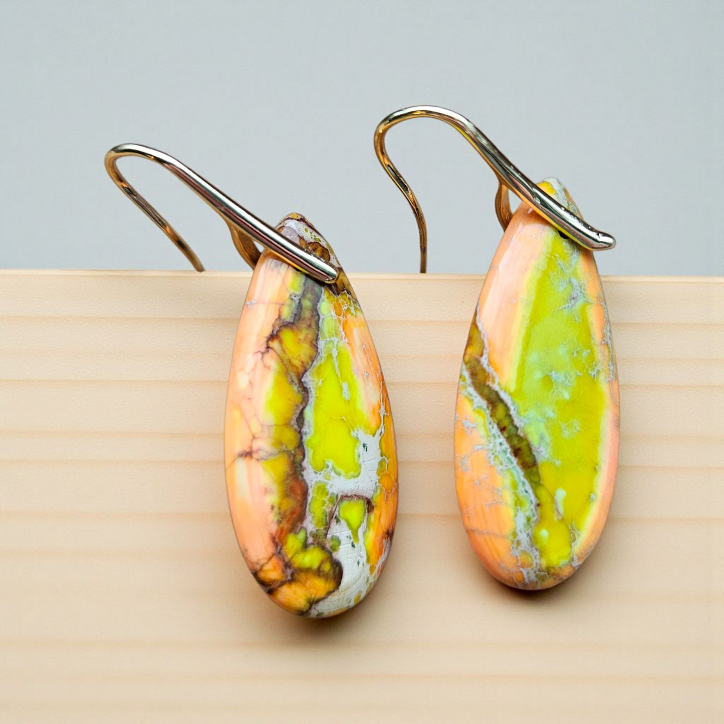 Jasper Water Droplets Earrings - 10 Styles
