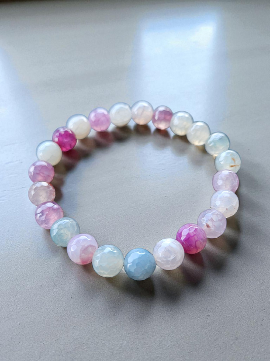 Dragon Veins Agate Natural Stones Healing Bracelets