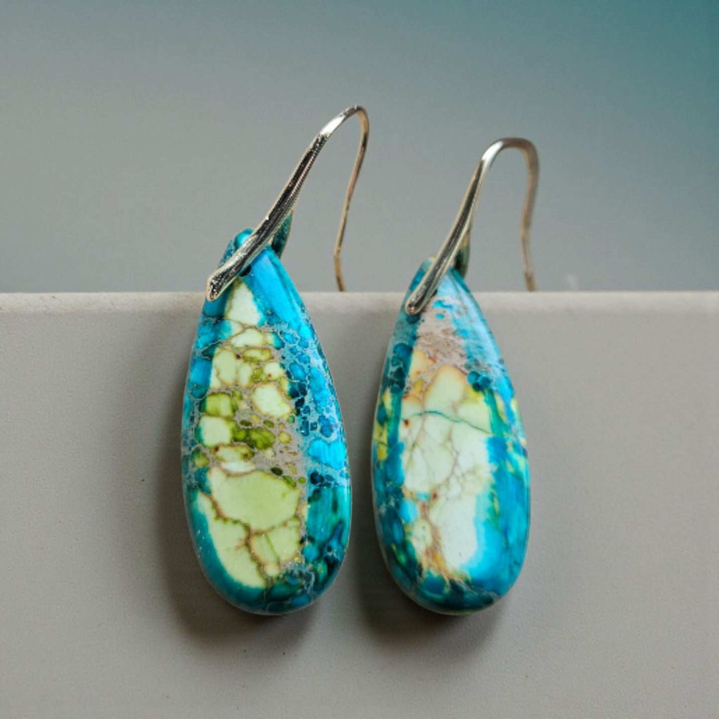 Jasper Water Droplets Earrings - 10 Styles