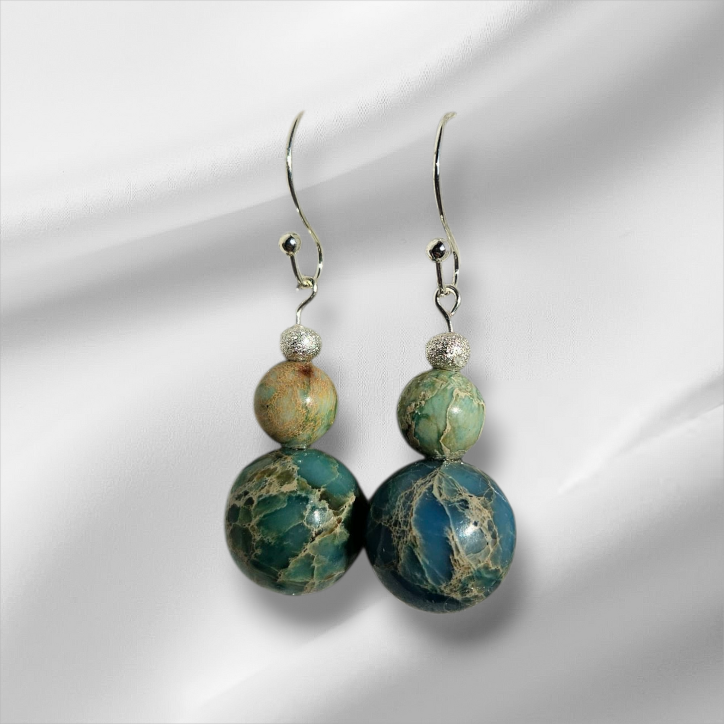 Imperial Jasper/Natural Regalite Earrings